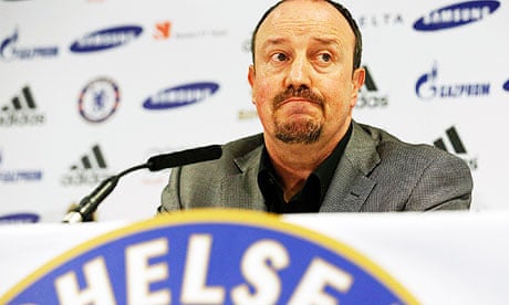 Chelsea's new interim manager Rafael Benitez