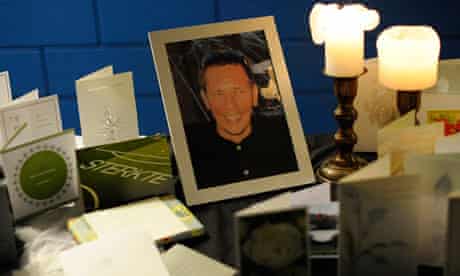 A memorial to Richard Nieuwenhuizen in the clubhouse at SC Buitenboys