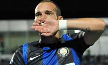 Wesley Sneijder of Internazionale