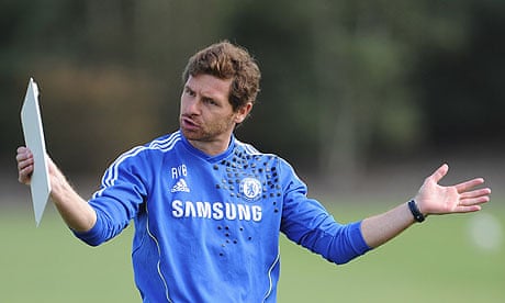Chelsea's André Villas-Boas at the club's Cobham training ground