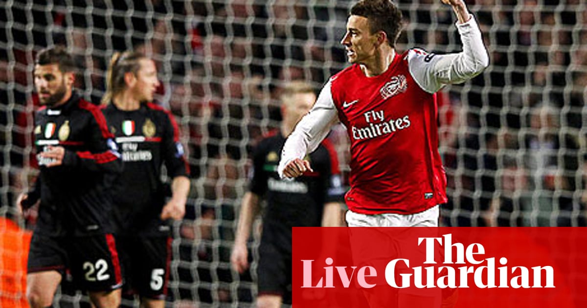 Arsenal V Milan As It Happened Barry Glendenning Football