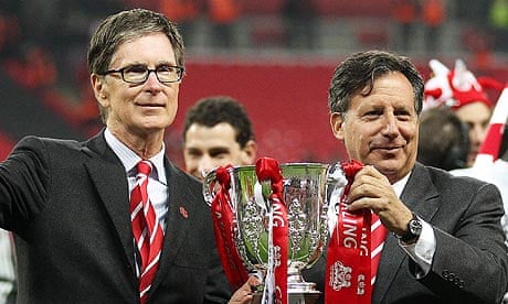 Liverpool owner John W Henry celebrates first trophy of the season, Football, Sport