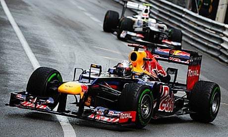 F1 driver Sebastian Vettel at the Monaco Grand Prix