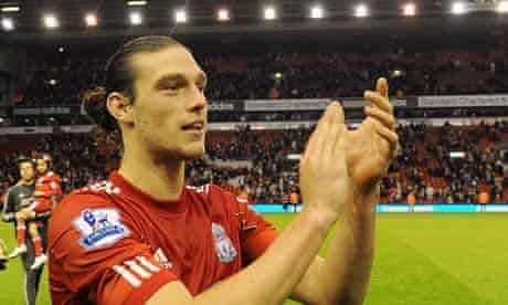 Andy Carroll of Liverpool