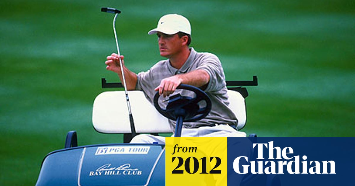 American Golfer Casey Martin And His Cart Roll In Triumph Into Us