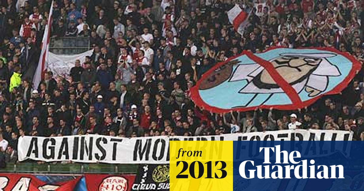 Uefa Fines Ajax Over Fan Banners Critical Of Money At Man City Game Uefa The Guardian