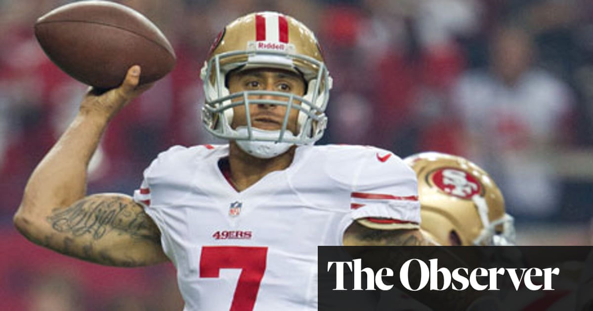 Colin Kaepernick S Tattoos Taking Centre Stage At Super Bowl Xlvii Super Bowl Xlvii The Guardian