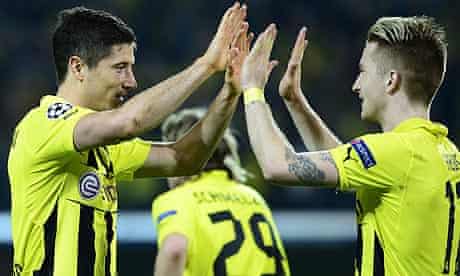 Robert Lewandowski Slams Four Past Real Madrid As Dortmund Take Control Champions League The Guardian Robert Lewandowski Slams Four Past Real Madrid As Dortmund Take Control Champions League The Guardian