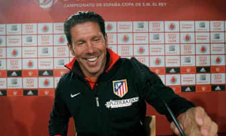 Atlético Madrid manager Diego Simeone