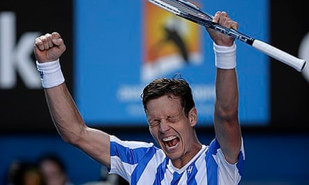berdych tomas australian open semi ferrer david celebrates photograph rycroft rick ap finals reaches defeating