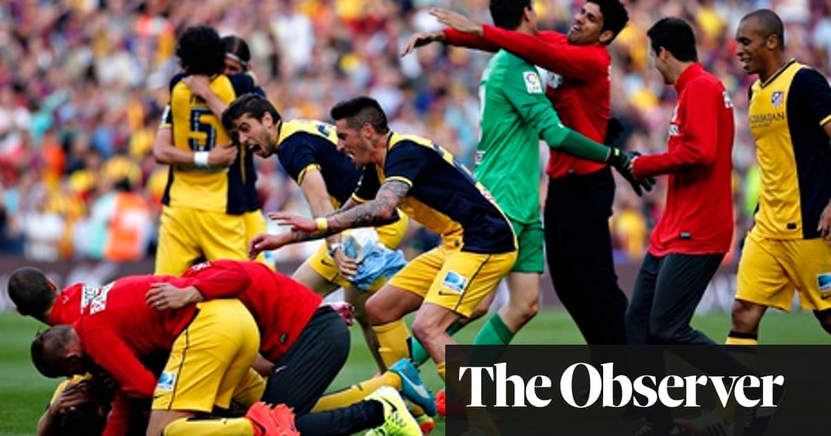 Atletico Madrid Celebrate La Liga Title After Draw At Barcelona La Liga Match Report Football The Guardian