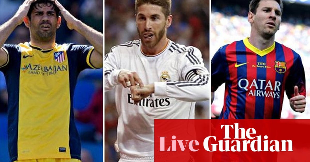 Atletico Madrid Barcelona And Real Madrid La Liga Clockwatch As It Happened Jacob Steinberg Football The Guardian Atletico Madrid Barcelona And Real Madrid La Liga Clockwatch As It Happened Jacob Steinberg Football The Guardian