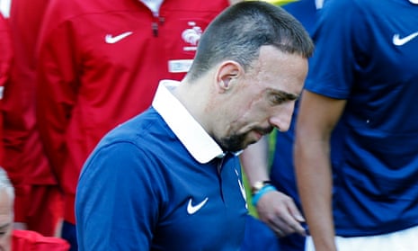 France midfielder Franck Ribéry has been ruled out of the World Cup