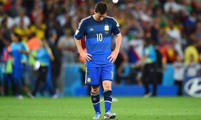 World Cup Final Argentina Lack Messi Magic As Germany Take The Trophy Lionel Messi The Guardian World Cup Final Argentina Lack Messi Magic As Germany Take The Trophy Lionel Messi The Guardian