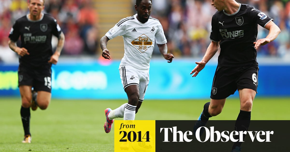 Swansea winger Nathan Dyer’s fine finish sends Burnley home