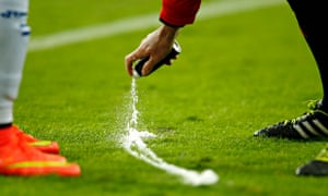Sprayed Football Laws of football | Page 10 of 30 | Football | The Guardian
