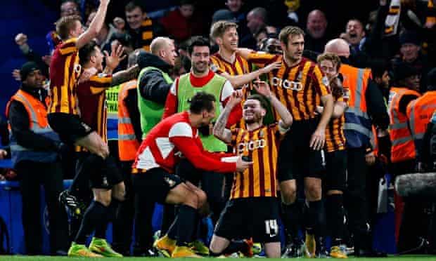 Bradford S Defeat Of Chelsea A Cup Giant Killing To Rival The Very Best Bradford The Guardian