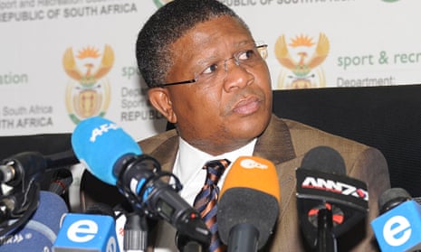 South Africa minister of sport Fikile Mbalula