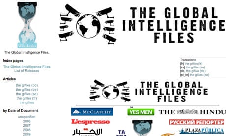 WikiLeaks' Stratfor dump lifts lid on intelligence-industrial complex | Pratap Chatterjee | The Guardian