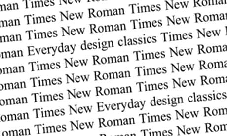 times new roman font 12