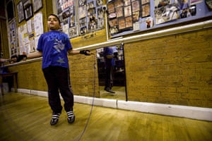 Gallery All Stars Boxing Gym: A young boxer skips