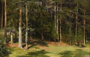 Gallery Sotheby's Russian art  : Russian Sale at Sotheby's The Clearing by Ivan Ivanovich Shishkin