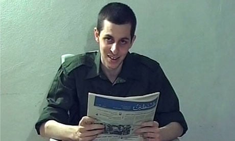 Captured Israeli soldier Gilad Shalit