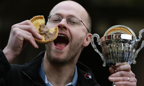 World pie-eating contest leaves competitors choking | UK news | The Guardian