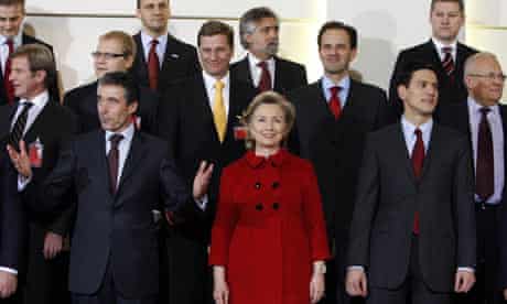A family photo with NATO foreign ministers at the Alliance headquarters in Brussels
