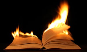 A book burning