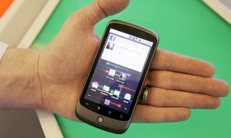 The Nexus One phone from Google
