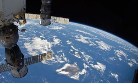 Hawaii seen from the International Space Station
