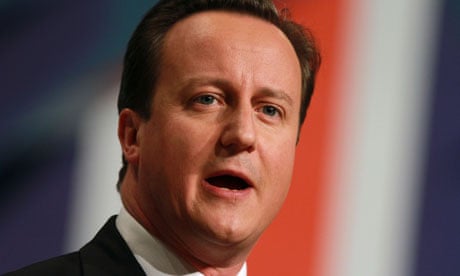 David Cameron at the Conservative party conference 2010