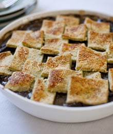 Mushroom and spinach pie