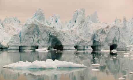 Icebergs from the Jacobshavn glacier, Greenland