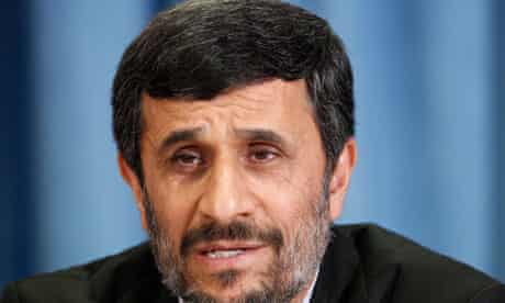 Iranian president Mahmoud Ahmadinejad 