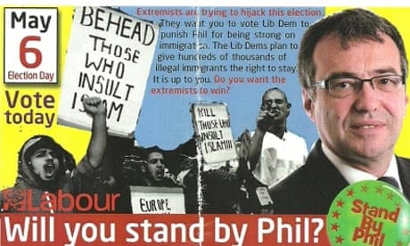 An election leaflet for Phil Woolas