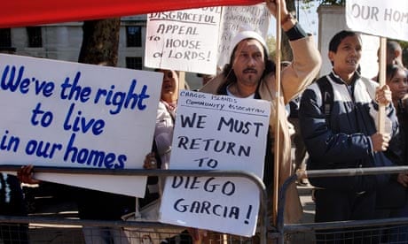Diego Garcia islanders protest