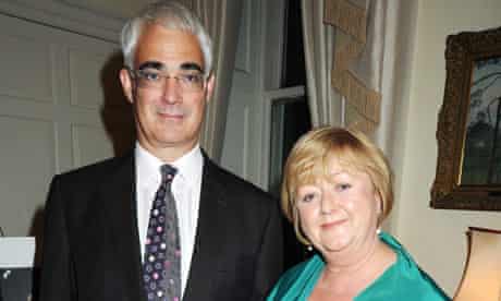 Alistair Darling with his wife Maggie