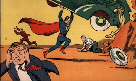 The June 1938 cover of "Action Comics" that first featured Superman
