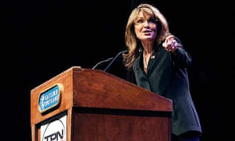 Sarah Palin speaks during the Tea Party convention in Nashville, Tennessee.