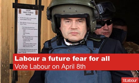 Gordon Brown in a spoof poster