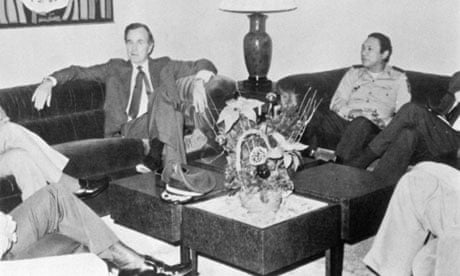 Manuel Noriega and George H. W. Bush