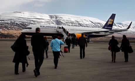 Airport stranded passengers volcano