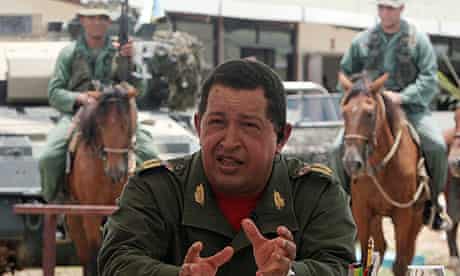 Hugo Chávez on his TV show, Alo Presidente.