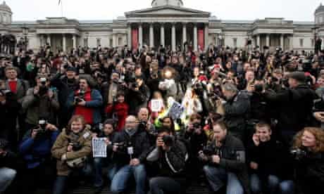 Photographers Protest Against Police Stop And Search Powers