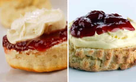 A composite of two scones.