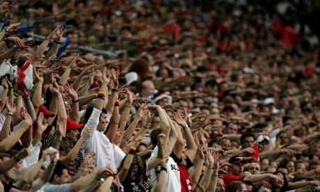 Fans performing a Mexican wave at the 2006 World Cup