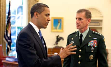 Obama and General McChrystal