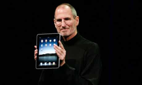 Steve Jobs announces the new iPad on January 27, 2010 in San Francisco.